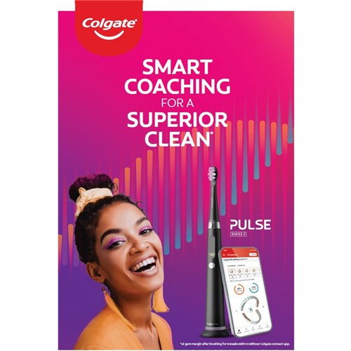 Colgate Pulse Connected Series 2 Deep Clean & Whitening Electric Toothbrush